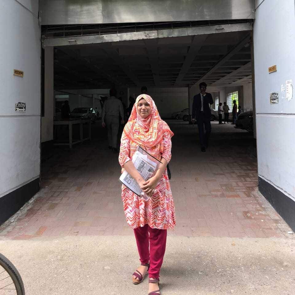 Nanjiba has obtained admitted to Dhaka University, faculty of Social Sciences, to pursue a degree in International Relations.